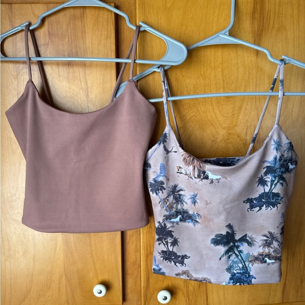 2 Tribe Kelley contour cami's - Beach Cowboy & Mauve!